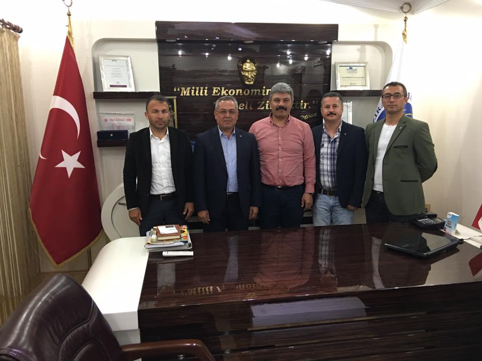 ZİRAAT MÜHENDİSLERİ ODAS KONYA ŞUBE BAŞKANI SAYIN CELİL ÇALIŞ`I ZİYARET