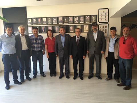 ZİRAAT MÜHENDİSLERİ ODASI GENEL BAŞKAN`I SAYIN ÖZDEN GÜNGÖR VE YÖNETİM KURULU ÜYELERİNİ ZİYARET ETTİK