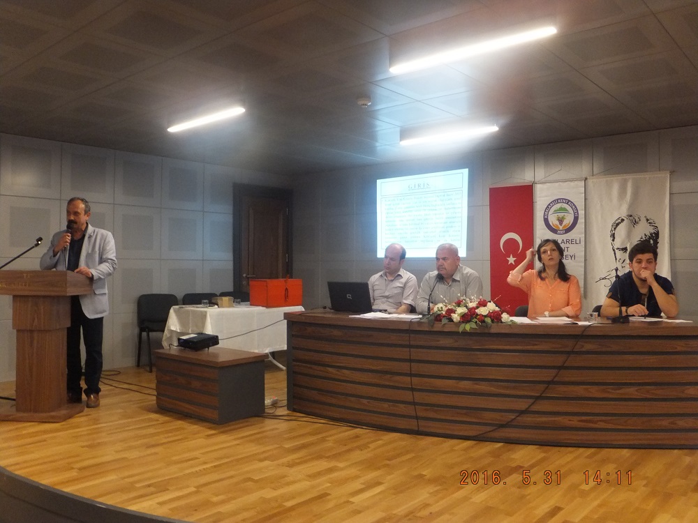 KIRKLARELİ KENT KONSEYİ GENEL KURULUNA KATILDIK