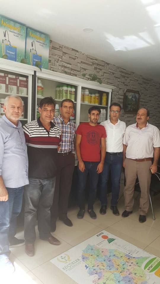 VİRANŞEHİR İLÇESİNDE Kİ MESLEKTAŞLARIMIZI ZİYARET ETTİK.