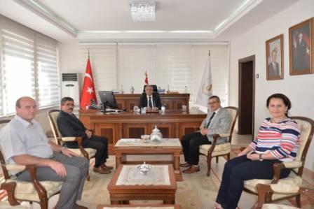  KÜTAHYA VALİSİ AHMET HAMDİ NAYİR MAKAMINDA ZİYARET EDİLDİ.
