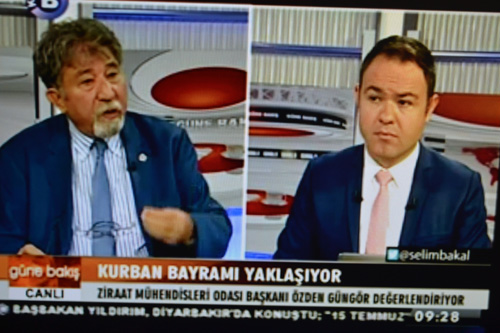 ODA BAŞKANIMIZ KANAL B`DE CANLI YAYINA KATILDI