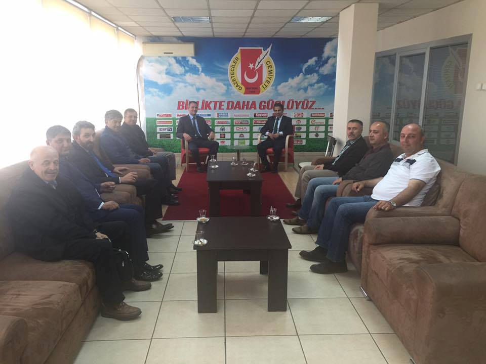 GAZETECİLER CEMİYETİNİ ZİYARET ETTİK