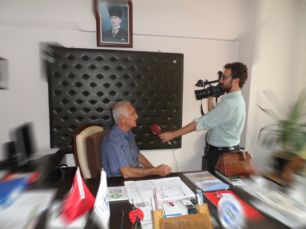 ŞUBE BAŞKANIMIZ YEREL TV KANALINA AÇIKLAMA YAPTI