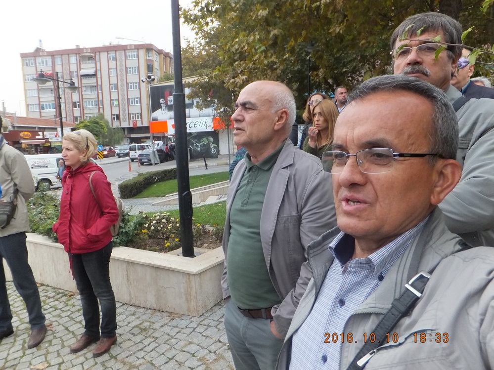 KIRKLARELİ`NDE 10 EKİM ANKARA KATLİAMINDA YİTİRİLENLER ANILDI