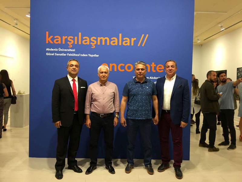 SERGİ AÇILIŞINA KATILDIK.