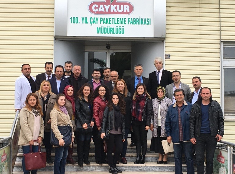 ÇAYKUR 100. YIL ÇAY PAKETLEME FABRİKASI MÜDÜRLÜĞÜNE ZİYARET