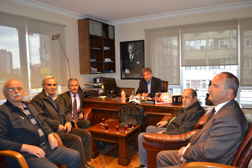 TÜRKİYE ZİRAATÇILAR DERNEĞİ`NİN ZİYARETİ