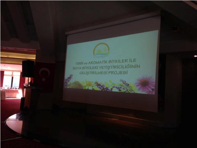 TIBBİ BİTKİLER ÇALIŞTAYI`NA KATILDIK