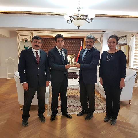 KONYA İL EMNİYET MÜDÜRÜ ŞÜKRÜ YAMAN `I ZİYARET ETTİK.