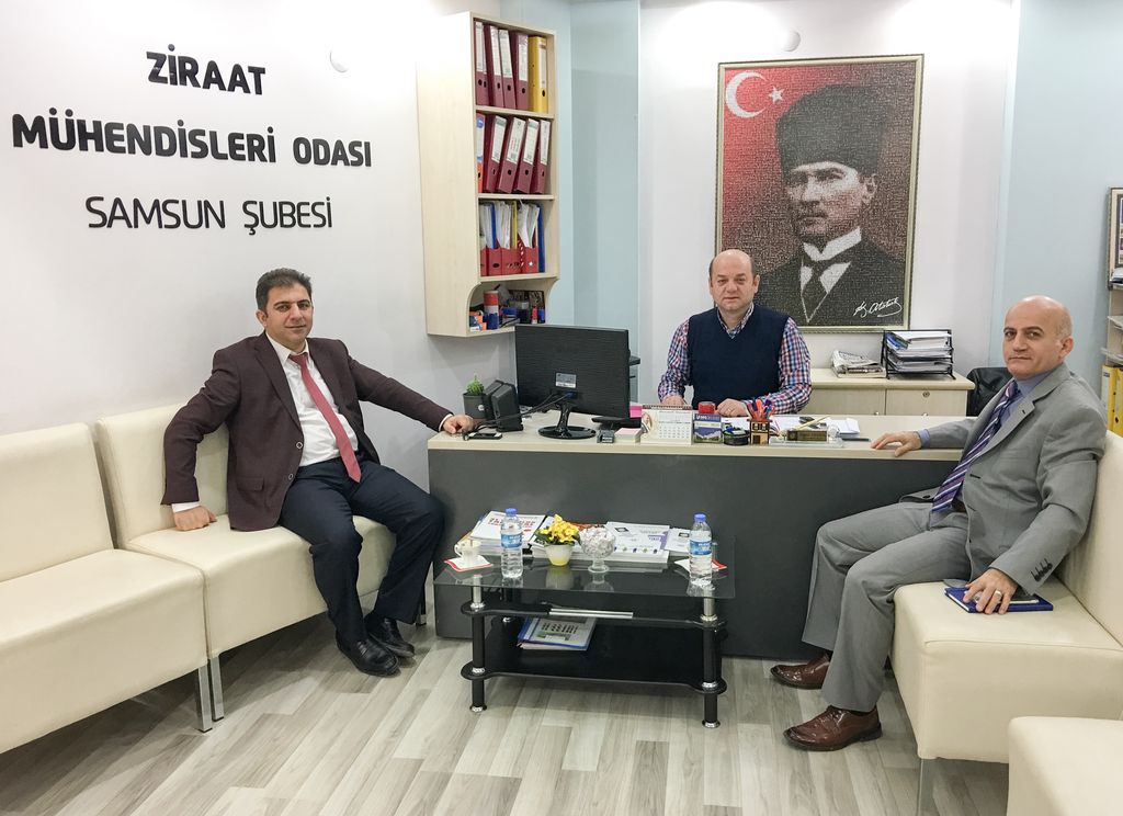 ONDOKUZ MAYIS ÜNİVERSİTESİ ZİRAAT FAKÜLTESİ DEKANLIĞINDAN ŞUBEMİZE ZİYARET