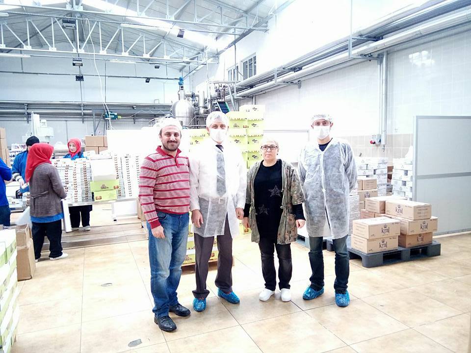 ORGANİZE SANAYİ BÖLGESİNDE YEREL ÜRÜN TESİSİNE ZİYARET