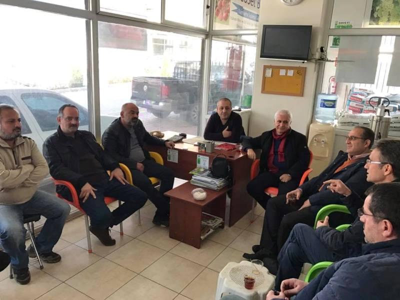 BÖLGEDE ZİRAİ İLAÇ VE TOHUM BAYİLERİNE ZİYARETLER