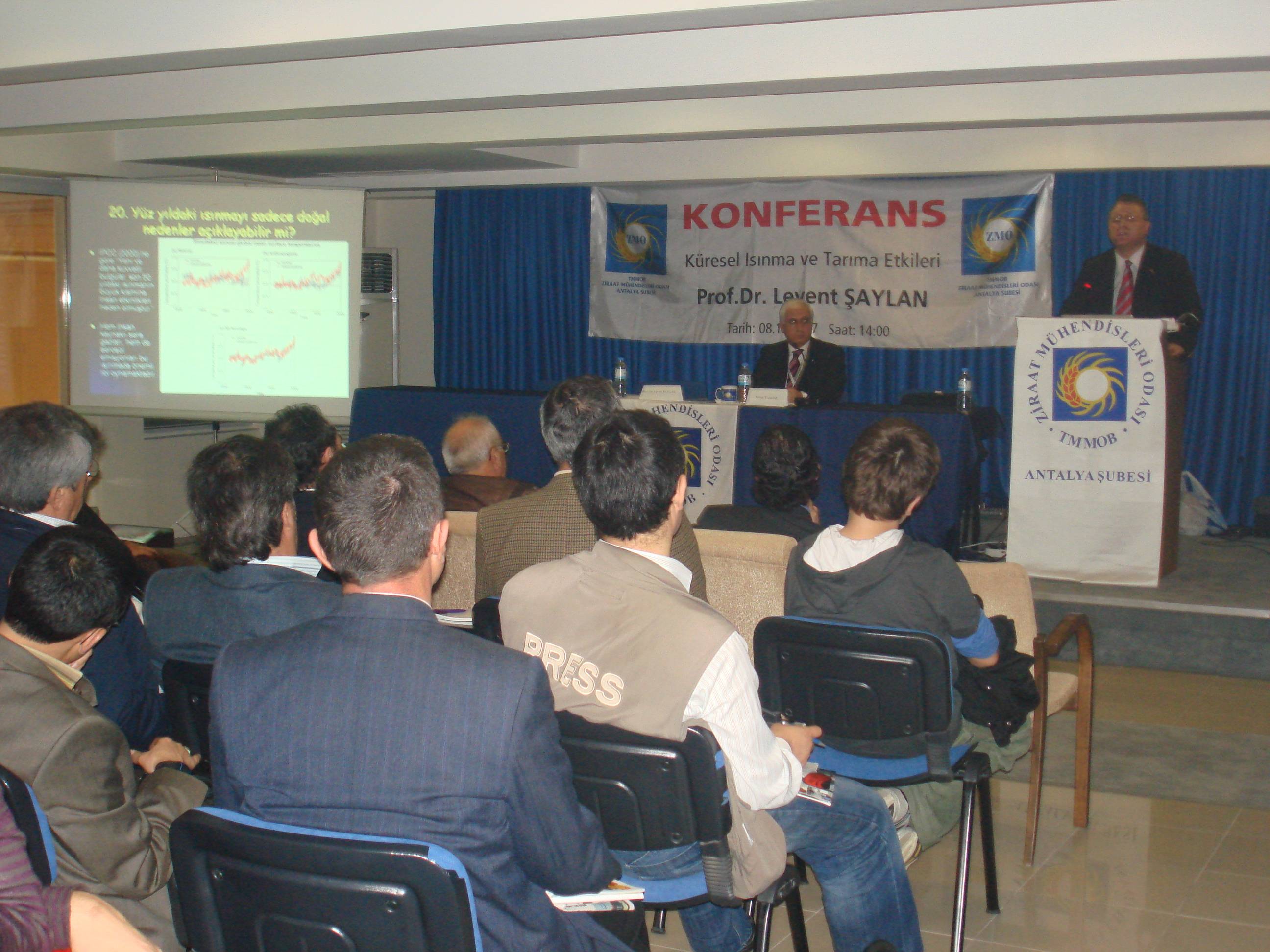 KONFERANS: KÜRESEL ISINMA VE TARIMA ETKİLERİ