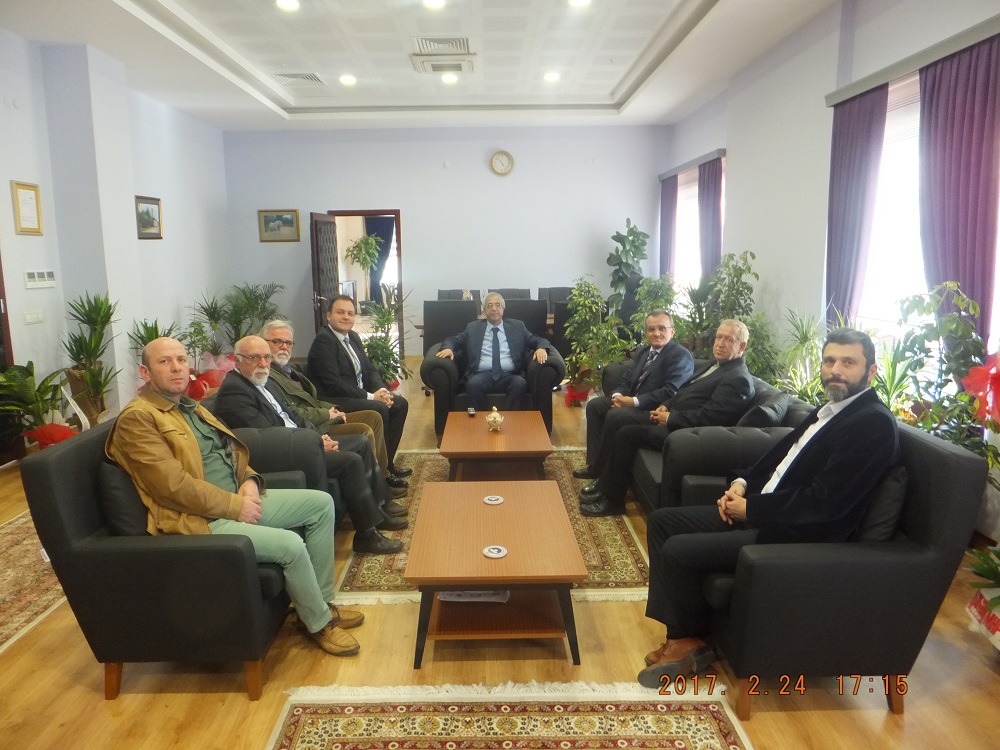 TMMOB KIRKLARELİ İKK`NIN KLÜ REKTÖRÜNE NEZAKET ZİYARETİ VE İKK YÖNETİM KURULU TOPLANTISI