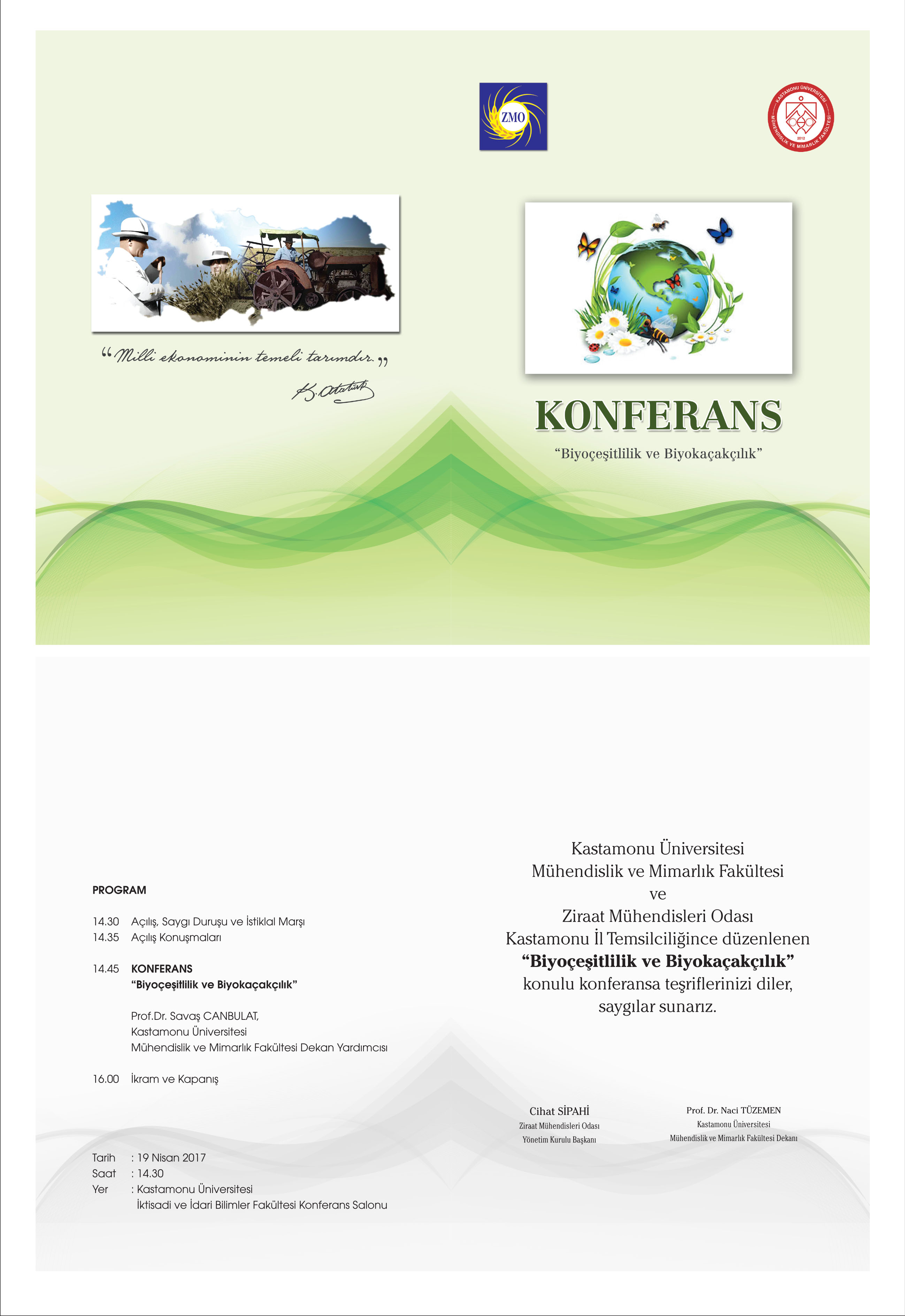 KONFERANS: BİYOÇEŞİTLİLİK VE BİYOKAÇAKÇILIK 