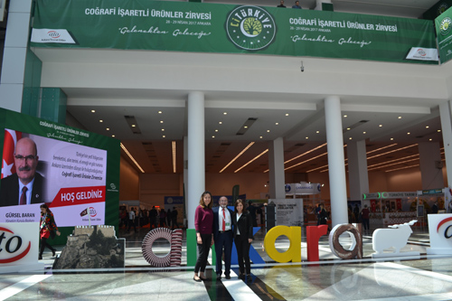 COĞRAFİ İŞARETLİ ÜRÜNLER ZİRVESİNE KATILDIK