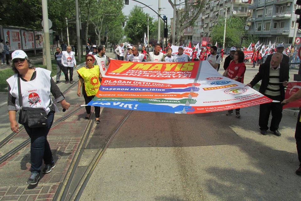 1 MAYIS EMEK VE DAYANIŞMA BAYRAMINDA ALANLARDAYDIK