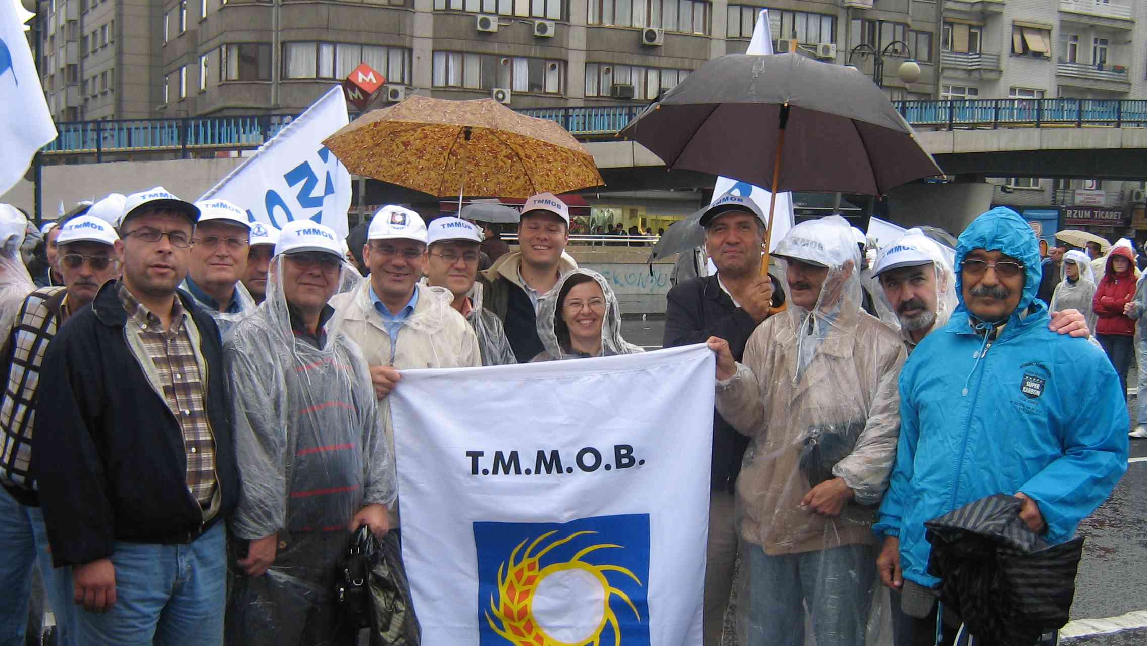 14 EKİM 2006 TMMOB MİTİNGİNE KATILDIK.