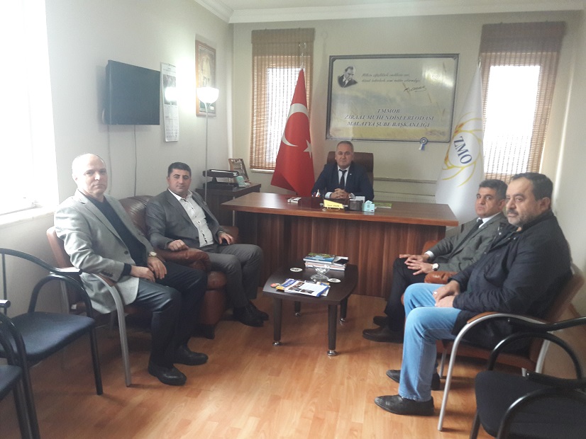 MALATYA KANATLI ET ÜRETİCİLER BİRLİĞİ BAŞKANI VE YÖNETİM ÜYELERİ ODAMIZA HAYIRLI OLSUN ZİYARETİ