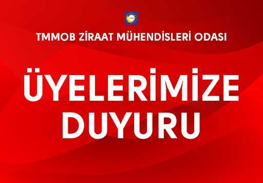 ÜYELERİMİZE DUYURU