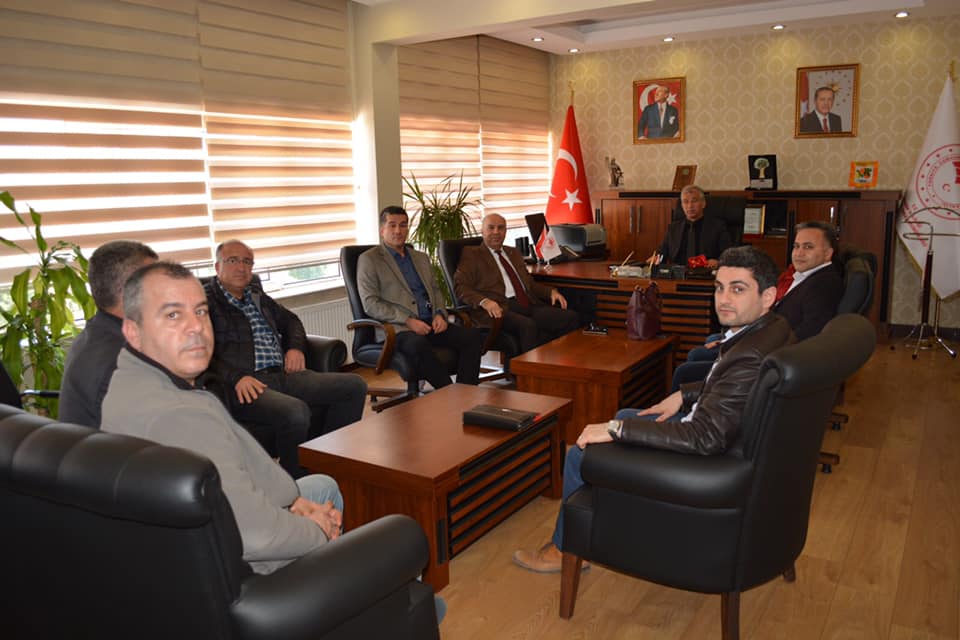  İL TARIM VE ORMAN MÜDÜRÜMÜZ SAYIN ARİF ABALI'YI MAKAMINDA ZİYARET 