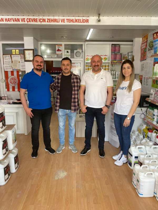 TURUNÇOVA-FİNİKE ZİRAİ İLAÇ VE GÜBRE BAYİİ ZİYARETİ VE İLÇE TEMSİLCİSİ SEÇİMİ