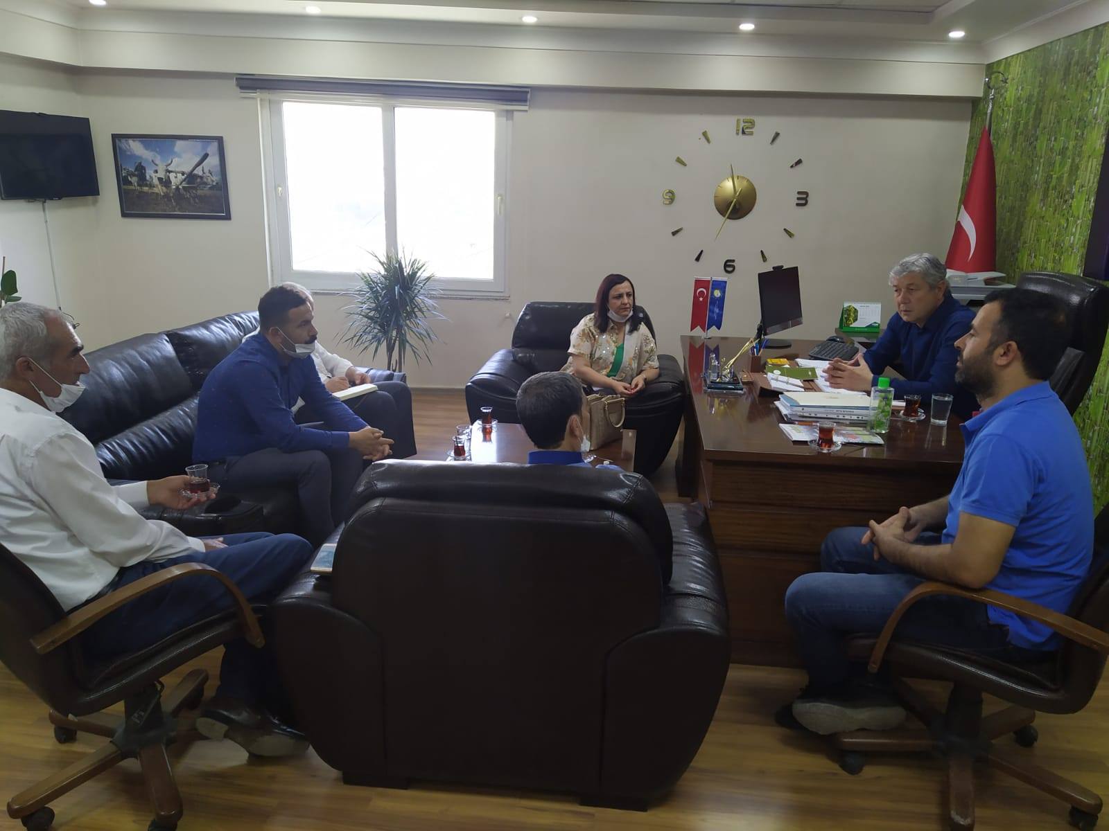 HDP HEYETİ`NİN ŞUBEMİZE ZİYARETİ