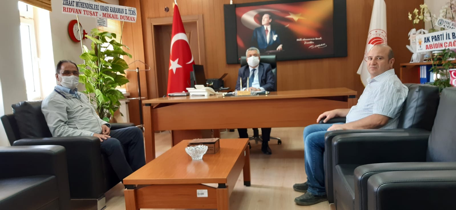 ODAMIZ ÜYESİ KARAMAN İL TARIM VE ORMAN MÜDÜRÜ YUSUF ŞAHİNBAŞ'A ZİYARET