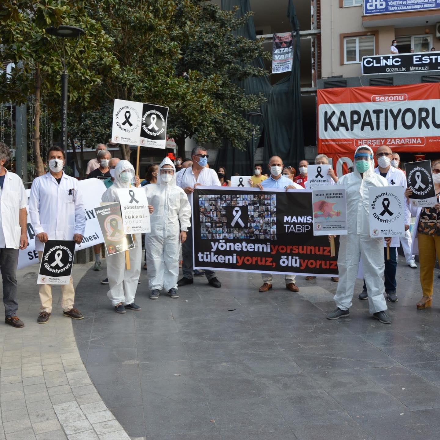 TABİP ODASININ BASIN AÇIKLAMASINA KATILDIK
