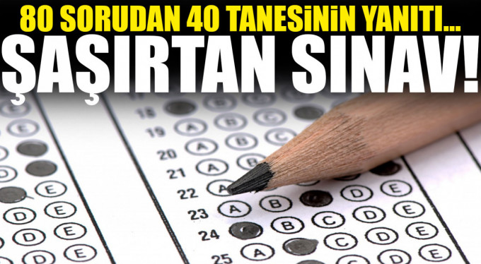 ELİT HABER: 80 SORUDAN 40 TANESİNİN YANITI `A` ŞIKKI ÇIKTI!- 25 EKİM 2020