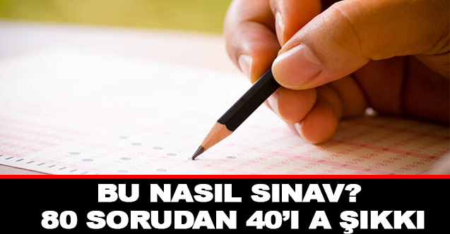 AJANS KAMU: 80 SORUDAN 40 TANESİNİN YANITI A' ŞIKKI ÇIKTI!- 26 EKİM 2020