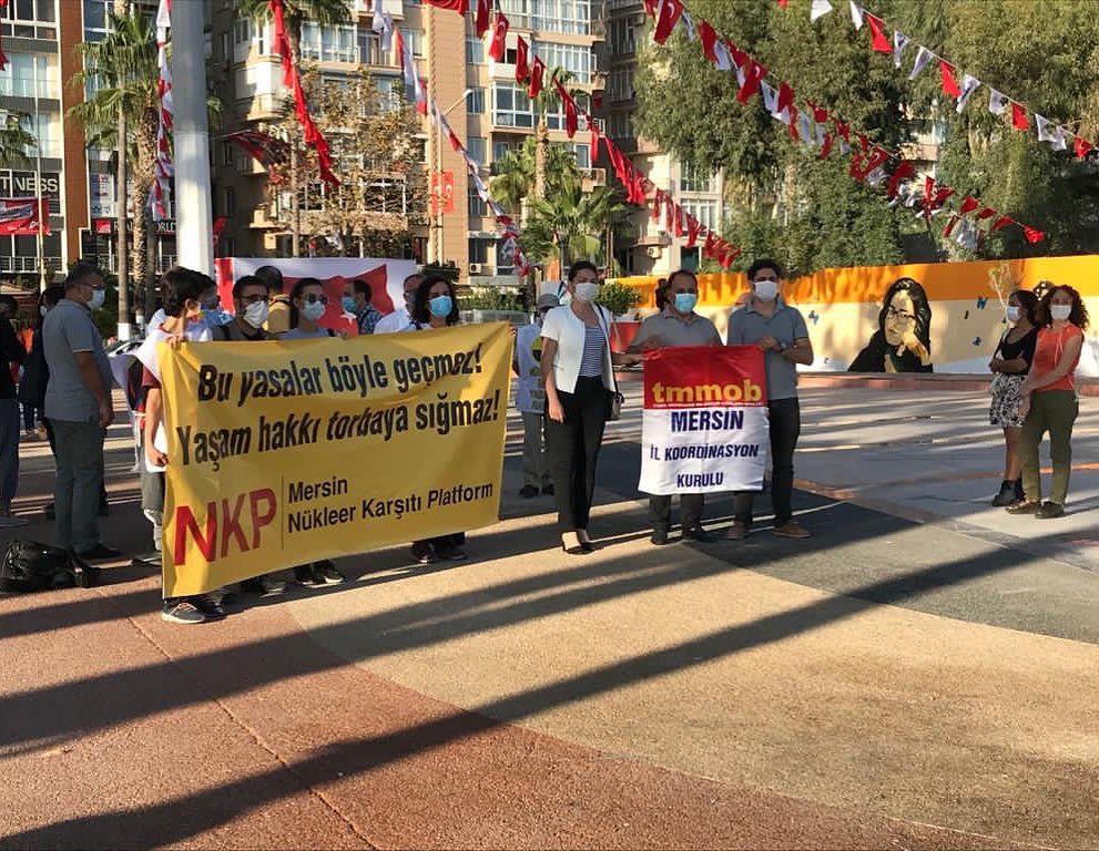 MADENCİLİK YASASI VE AKKUYU NÜKLEER SANTRAL İLE İLGİLİ NKP NİN İL KOORDİNASYON KURULU İLE BİRLİKTE YAPTIĞI BASIN AÇIKLAMASI