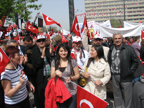 ULUSAL EGEMENLİK MİTİNGİNE KATILDIK