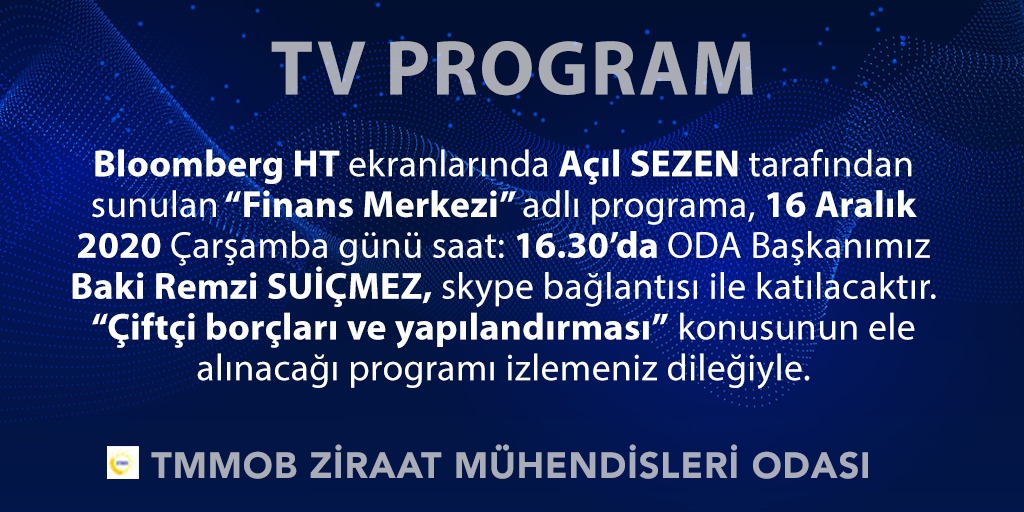 BLOOMBERG HT- "FİNANS MERKEZİ"PROGRAMI