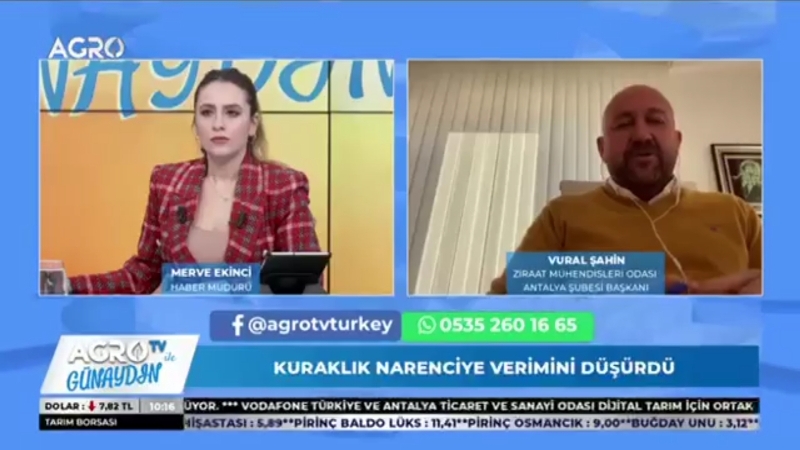 AGRO TV YAYINI- "AGRO TV İLE GÜNAYDIN"