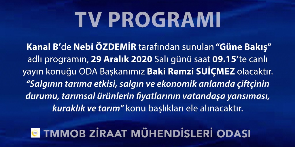 KANAL B- "GÜNE BAKIŞ" PROGRAMI