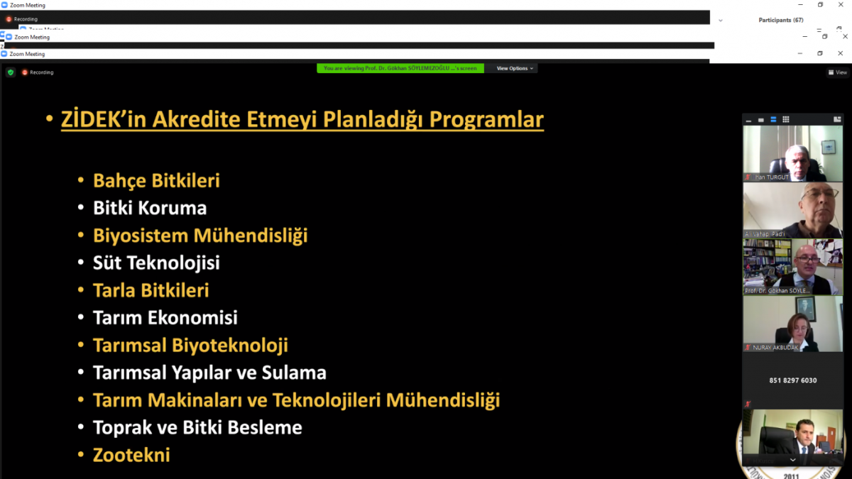 ÜLKEMİZDE TARIMSAL ÖĞRETİMİN BAŞLAMASININ 175. YILI KUTLAMASINI GERÇEKLEŞTİRDİK
