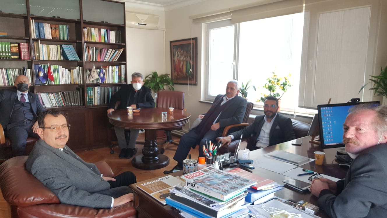 ANKARA BÜYÜKŞEHİR BELEDİYESİ KIRSAL HİZMETLER DAİRE BAŞKANI AHMET MEKİN TÜZÜN'ÜN ZİYARETİ