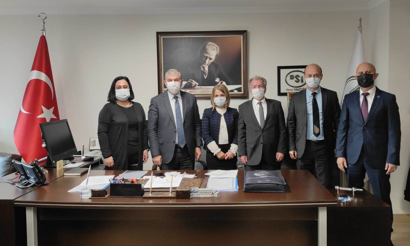 DSİ GENEL MÜDÜR YARDIMCISI MESLEKTAŞIMIZ FARUK FIRATOĞLU'NU ZİYARET ETTİK