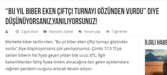 HASAT DERGİSİ: "BU YIL BİBER EKEN ÇİFTÇİ TURNAYI GÖZÜNDEN VURDU" DİYE DÜŞÜNÜYORSANIZ, YANILIYORSUNUZ!- 20 MART 2021