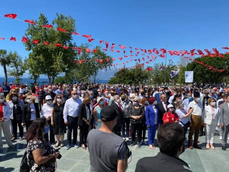 19 MAYIS ATATÜRK`Ü ANMA GENÇLİK VE SPOR BAYRAMI KUTLANDI