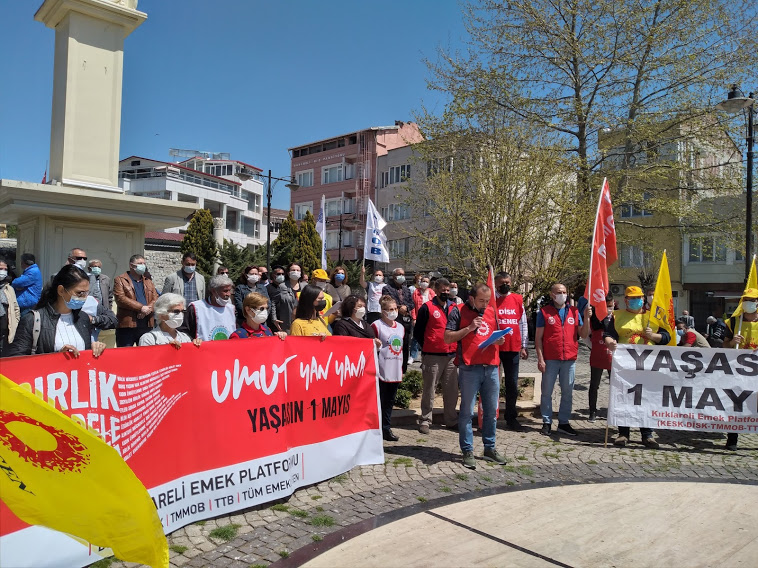 KIRKLARELİ`DE 1 MAYIS EMEK VE DAYANIŞMA GÜNÜ ETKİNLİKLERİ