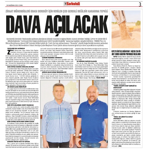 KORKUTELİ MANŞET GAZETESİ: ZMO ANTALYA ŞUBE BAŞKANI ŞAHİN`DEN DEREKÖY`E ZİYARET- 4 HAZİRAN 2021
