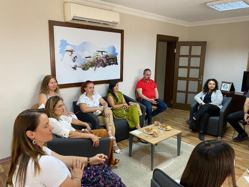 ANTALYA BÜYÜKŞEHİR BELEDİYESİ PARK VE BAHÇELER DAİRESİ BAŞKANLIĞINDAN ŞUBEMİZE ZİYARET