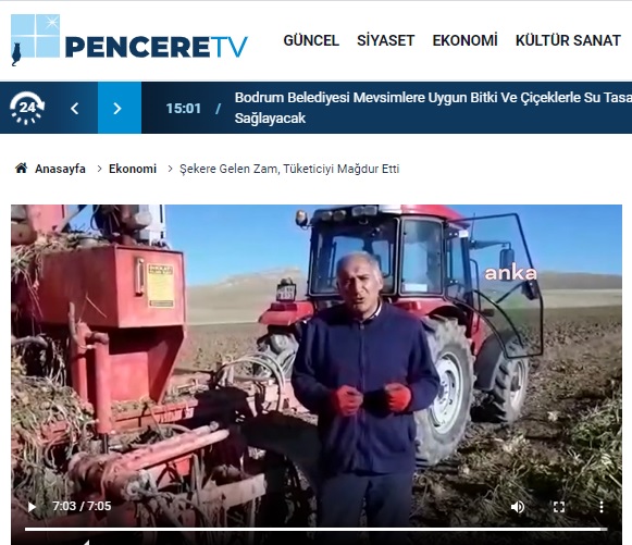 PENCERETV: ŞEKERE GELEN ZAM, TÜKETİCİYİ MAĞDUR ETTİ- 17 KASIM 2021