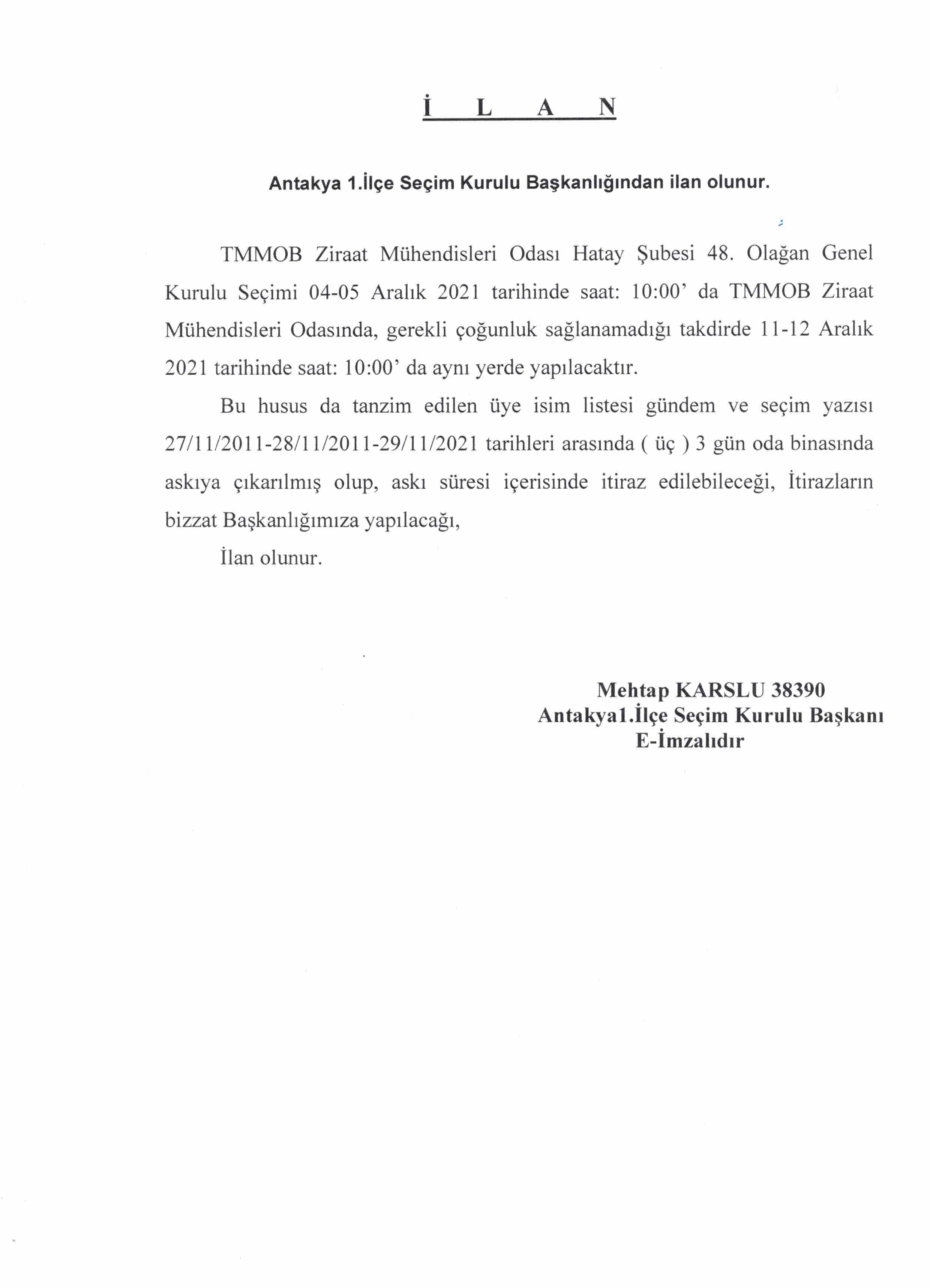48. DÖNEM OLAĞAN GENEL KURULU
