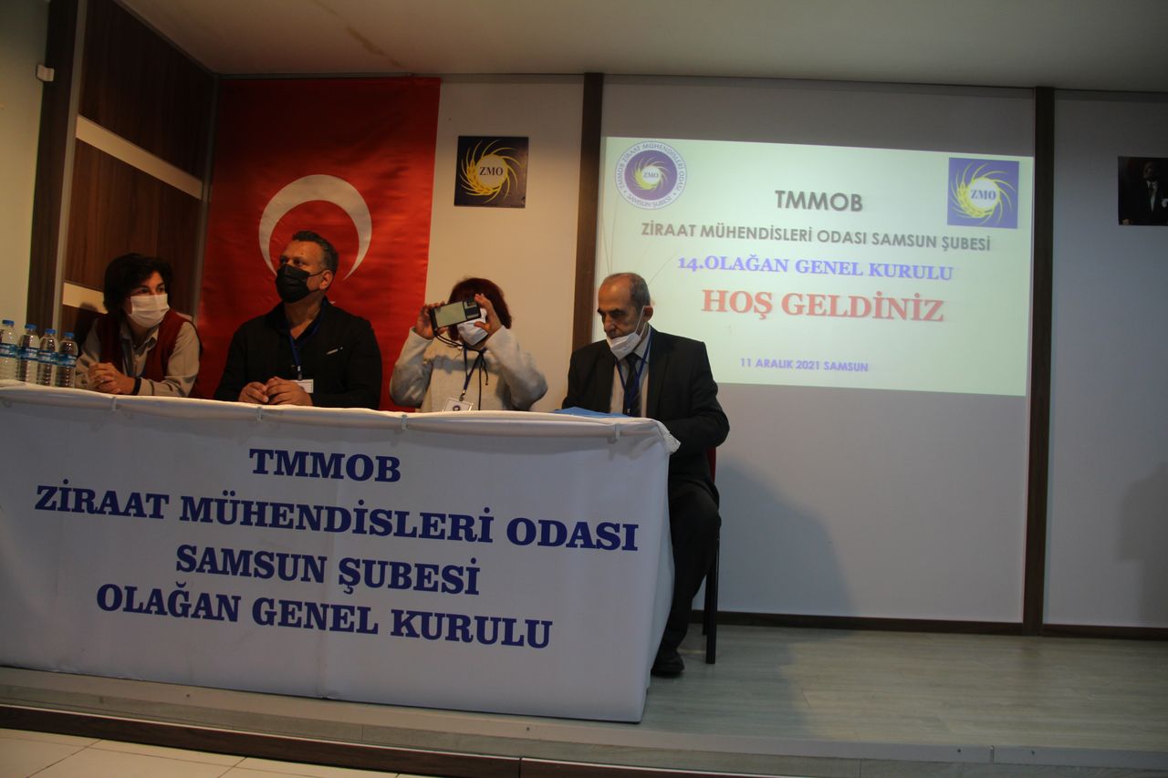 ZİRAAT MÜHENDİSLERİ ODASI SAMSUN ŞUBESİNDE MAVİ LİSTE İLE SEÇİME GİREN MESLEKTE DAYANIŞMA GRUBU SEÇİMİ KAZANDI