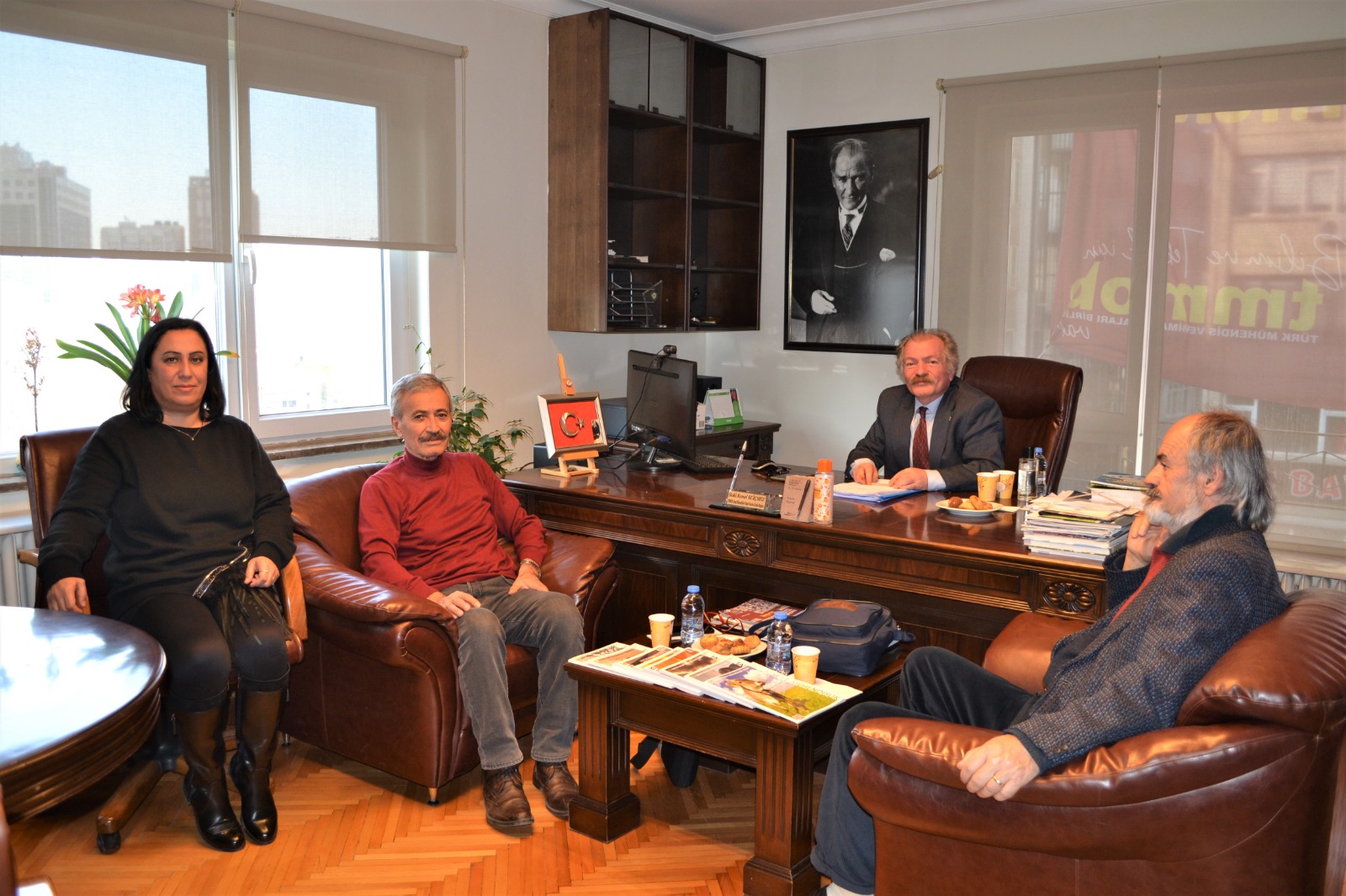 TÜRKİYE ZİRAATÇILAR DERNEĞİ'NİN ZİYARETİ