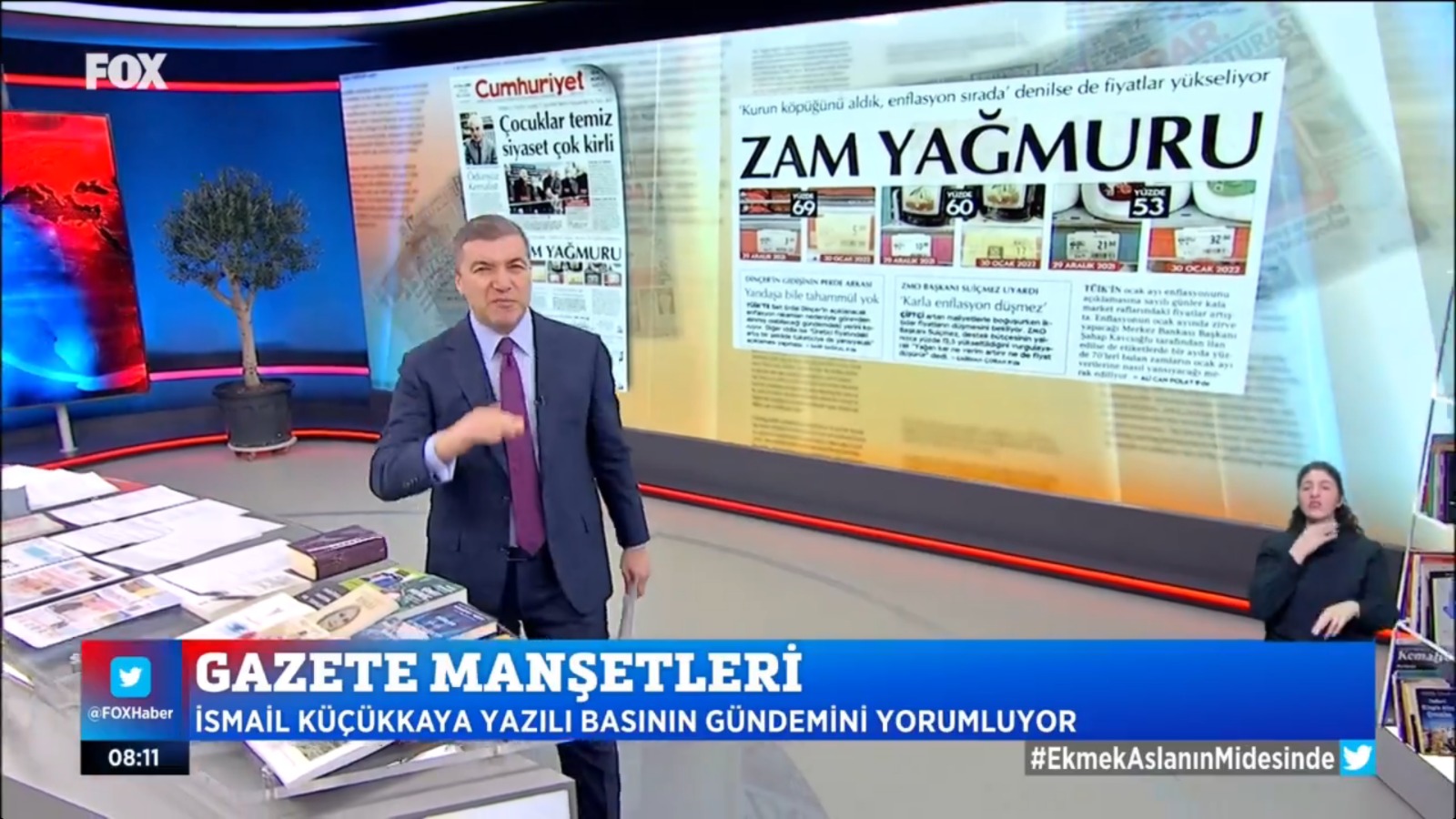 FOX TV- "İSMAİL KÜÇÜKKAYA İLE ÇALAR SAAT" PROGRAMI